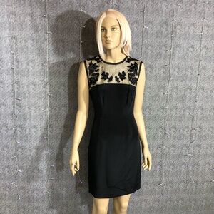 Nicole Miller Silk Beaded Dress